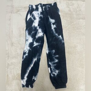 Balance Athletica Black and White Tie-Dye Joggers